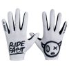 Gants Velo VTT Long Gist Faster Ride Fast Blanc Xxl (Paire Sur Carte) Sans Velcro Compatible Ecran Tactile -5551
