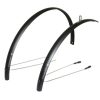 Garde Boue City/vtc Tringles 28'' Stronglight Alu R'light 41mm Noir Mat (Paire) avec Fixation Classic Tringles Inox