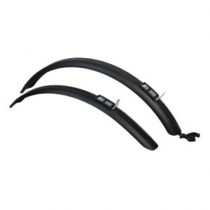 Garde Boue City/vtt Rapide 24'' Zefal Trail Teen 60mm Noir (Paire) pour Pneu Section 2.2"