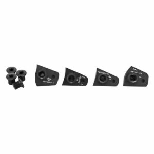 Intravis Pedalier Ta Compatible Ultegra R8100/8170 12v. Noir pour Plateau X110 (Jeu de 4) - Vis et Cheminee