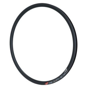 Jante Route 700 Gravel Noir 36t. Disque Tubeless Ready Double Paroi Profil 28mm - 622x19c