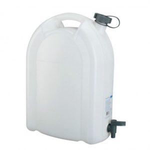 Jerrycan/bidon Eau Pressol en Polyethylene Transparent avec Bouchon et Robinet 20l