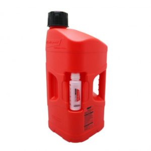 Jerrycan/bidon Polisport Prooctane 20 L Rouge (Avec Tube) et Bidon 250 Ml (Doseur Huile)