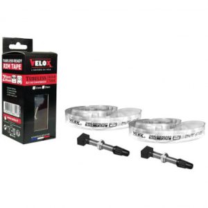 Kit de Conversion Weldtite Tubeless Route 700 X 19 Mm avec 2 Valves 55mm et Preventif 240ml (Vendu Par 2 en Boite)