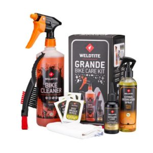 Kit/pack Nettoyant Velo Weldtite Bike Care Grande pour Cadre Carbone et Peint - Contient 1 Bike Cleaner 1l