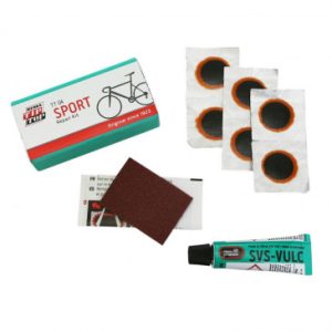 Kit Reparation Chambre à Air Tip Top Tt04 Sport Boite (6 Patchs F0 15mm + Colle 3g + Papier Ponce) avec Notice (5060045)