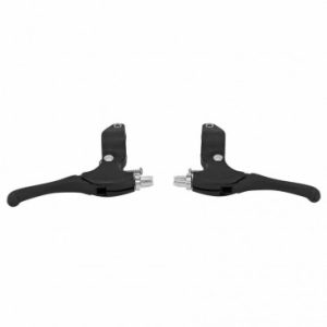 Levier de Frein VTT Enfant Cantilever Gravity Resine Noir (Paire Sur Carte)