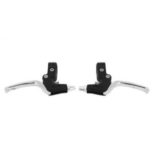 Levier de Frein VTT Enfant V-brake Gravity Alu/resine Noir (Paire Sur Carte)