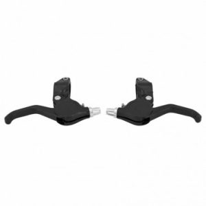 Levier de Frein VTT Enfant V-brake Gravity Resine Noir (Paire Sur Carte)