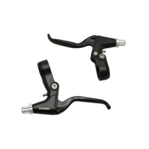 Levier de Frein Vtt/vtc V-brake 3 Doigts Gravity Alu Noir (Paire Sur Carte)