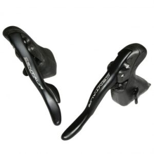 Levier/manette Route Campagnolo 11v. Centaur Noir Double (Paire) avec Transmissions