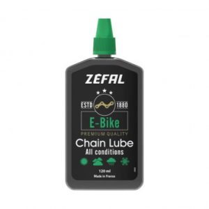 Lubrifiant Velo Chaine et Derailleur Zefal E-bike Chain Lube pour Toutes Les Conditions (Burette 120ml)