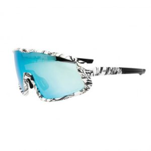 Lunettes Velo Adulte Gist Next Monture Pop Blanc (3 Verres Interchangeables - Protection 100% Uv - Uva - Uvb) Vision Optimale