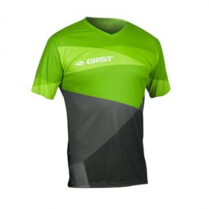 Maillot Gist Homme Manches Courtes G-out Gravel / VTT Vert/noir L -5362-