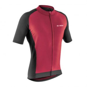 Maillot Gist Homme Manches Courtes Gravel Zip Total Rouge L -5361