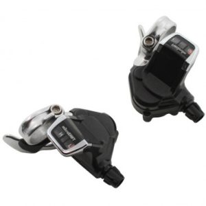 Manette Route Gravity pour Cintre Plat 10v. Push-pull Compatible Shimano Triple (Paire)