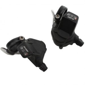 Manette Route Gravity pour Cintre Plat 9v. Push-pull Compatible Shimano Double/triple (Paire)