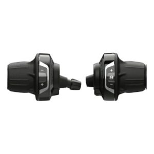 Manette VTT Shimano Revoshift 3x7v. Rv400 (Paire) - Poignee Tournante avec Manette Gauche à Friction