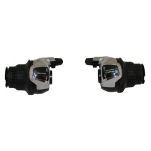 Manette VTT Shimano Revoshift 3x8v. (Paire) - Poignee Tournante