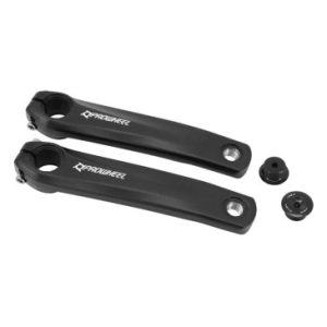 Manivelle Droite + Gauche VAE Vélo Electrique / E-bike Longueur 165mm Alu Noir pour Moteur Shimano E8000