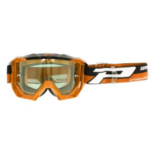 Masque/lunettes Cross Progrip 3200 Ls Venom Orange Ecran Transparent Light Sensitive Anti-rayures/anti U.v./anti-buee (Homologue Ce-en-n° Ac-96025 Rev.2)