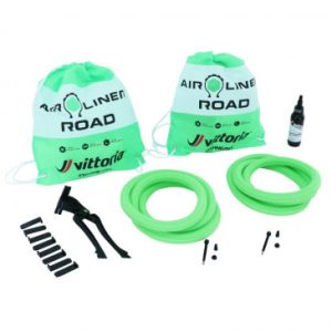 Mousse Anticrevaison Pneu Route Tubeless Vittoria pour 700 X 25 (Vendu à La Paire avec Liquide et Outil)