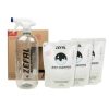 Nettoyant Velo Zefal Bike Shampoo (Kit Comprenant 1 Pulverisateur/vaporisateur 1l Type Spray et X3 Eco Recharge 300ml) Label Ecocert Ecodetergent