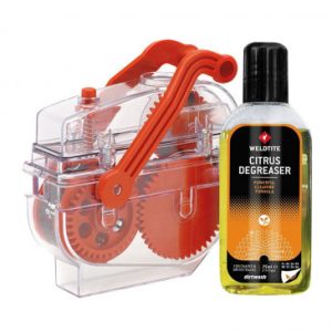 Nettoyeur/outil de Lavage Chaine Velo Weldtite Dirtwash avec Citrus Degraissant (75ml)