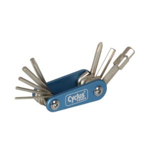 Outil Multifonction Cyclus 9 Fonctions Cle Allen 2/2.5/3/4/5/6/8 + Tournevis Cruciforme + Torx T25 (6