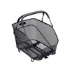 Panier Arriere Fil Acier Racktime Bask It Trunk Noir avec Anse Sur Porte Bagage (39x26x27 Cm) - Compatible Systeme Racktime Snapit