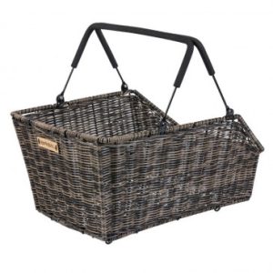 Panier Arriere Osier Basil Cento Rattan Fixation Systeme Mik Sur Porte Bagage