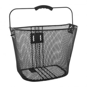 Panier Avant Acier Nid Abeille Gravity Noir (34x24x26 Cm) -vendu avec Fixation Potence Plongeur