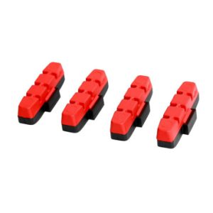 Patin de Frein VTT pour Magura Hydraulique Rouge (2 Paires)