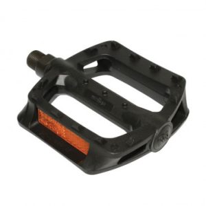 Pedale Bmx Gravity Resine Noir 1/2" Roulement Du (Paire Sur Carte)