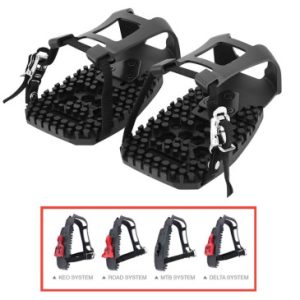 Pedale Route / VTT Resine pour Adapter Sur Cales Look - Shimano et Autres pour Pedaler Sans Les Chaussures de Velo (Paire)