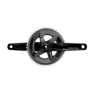 Pedalier Route Sram 12v. Rival Alu Gravel Axe Integre Dub 170mm 46x33dts Entraxe Plateaux 107mm (Sans Cuvettes)