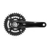 Pedalier VTT Atc 11/10/9v. Noir 175mm 36-22 Integre Axe 24/22mm (Avec Cuvettes Integre Filetage Anglais / Bsc / 1