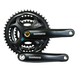 Pedalier VTT Shimano 7/8v. Altus Noir 170mm 48-38-28 (Boitier 123mm)