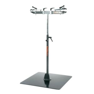 Pied D'atelier de Reparation Velo Professionnel Opus Double Supporte 50kgs Sur Chaque Bras -avec Plaque Metal Au Sol