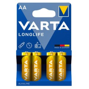 Pile Lr06 1.5v Varta Alcaline Longlife Aa (Vendu Par 4)