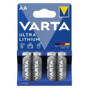 Pile Lr06 1.5v Varta Ultra Lithium Aa (Vendu Par 4)