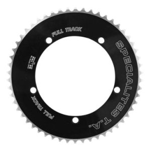 Plateau / Couronne Piste 5bra D.144 Ta Full Track 54dts Noir Alu 7075 pour Chaine 3.17mm (1"1/8)