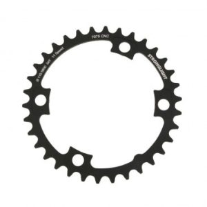 Plateau / Couronne Route 4bra D.110 pour Shimano 105 5800 Stronglight 34dts Interieur Noir Compatible Ultegra 6800 / Dura-ace 9000 11v.