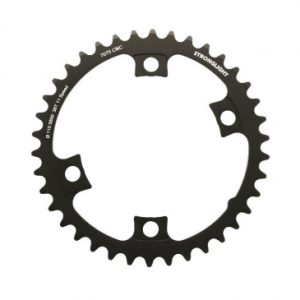 Plateau / Couronne Route 4bra D.110 pour Shimano 105 5800 Stronglight 38dts Interieur Noir Compatible Ultegra 6800 / Dura-ace 9000 11v.