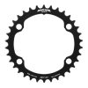 Plateau / Couronne Route 4bra D.110 pour Shimano 105 R7100 / Ultegra R8100 Miche 34dts Interieur Noir 12v.