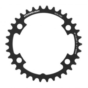 Plateau / Couronne Route 4bra D.110 pour Shimano Ultegra 6800 Stronglight 34dts Interieur Compatible Dura-ace 9000 Noir Alu 7075 11v.