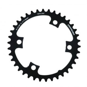 Plateau / Couronne Route 4bra D.110 pour Shimano Ultegra 6800 Stronglight 38dts Interieur Compatible Dura-ace 9000 Noir Alu 7075 11v.