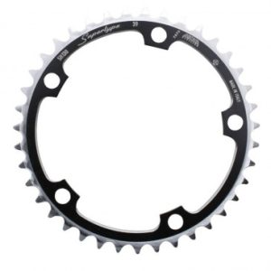 Plateau / Couronne Route 5bra D.130 Miche 39dts Interieur Type Shimano Noir 9/10v.