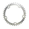 Plateau / Couronne Route 5bra D.130 Miche 39dts Milieu Triple Type Shimano Alu Argent 9/10v.