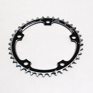 Plateau / Couronne Route 5bra D.130 Miche 42dts Milieu Triple Type Shimano Alu Argent 9/10v.